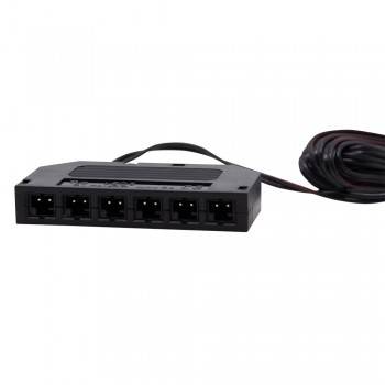 DISTRIBUIDOR MINI AMP COM 6 SAÍDAS FÊMEA 6-24V-DC (MAX. 3A) DISTRIBUIDOR MINI AMP COM 6 SAÍDAS FÊMEA 6-24V-DC (MAX. 3A)