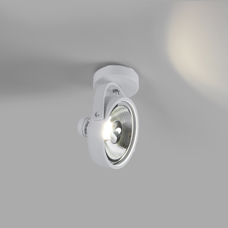 Foco de teto orientável "IRIS" + Lâmpada AR111 GU10 Foco de teto orientável "IRIS" + Lâmpada AR111 GU10