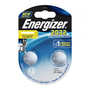 Pilha Energizer CR2032 Lithium Performance, Blister de 2Un.