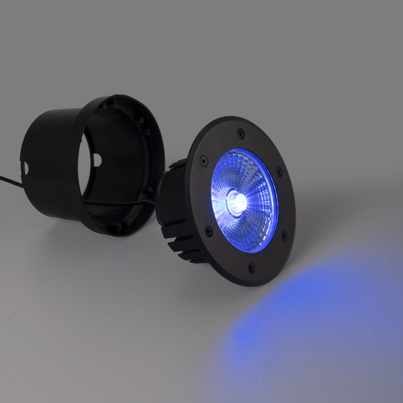 Baliza LED exterior RGB 18W - 12V DC - IP67 - Ø15cm - 30º Baliza LED exterior RGB 18W - 12V DC - IP67 - Ø15cm - 30º