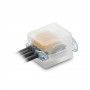 CAIXA DE LIGAÇÕES ESTANQUE GEL BOX 45x45x30 IP68 COM GEL ISOLANTE - CONECTORES NÃO INCL.