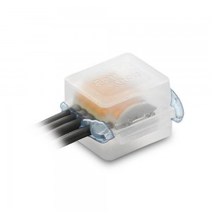 CAIXA DE LIGAÇÕES ESTANQUE GEL BOX 45x45x30 IP68 COM GEL ISOLANTE - CONECTORES NÃO INCL.