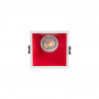Aro downlight quadrado de embutir - Baixo UGR - Recorte 85 x 85 mm