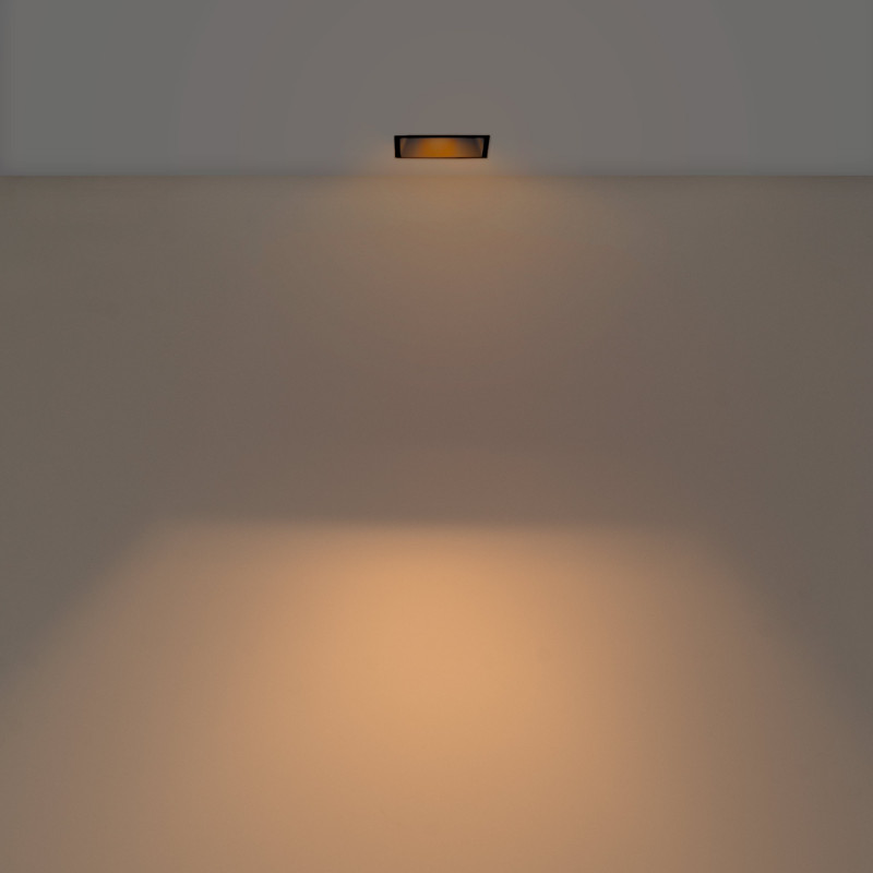 Aro downlight quadrado de embutir - Baixo UGR - Recorte 85 x 85 mm