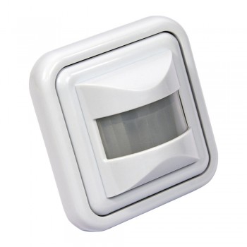 Sensor de movimento PIR encastrável de parede 160° IP20 Sensor de movimento PIR encastrável de parede 160° IP20