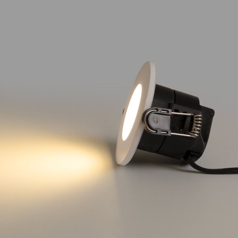 Downlight LED CCT 6W - TRIAC regulável - Ø68mm - IP65 - Branco Downlight LED CCT 6W - TRIAC regulável - Ø68mm - IP65 - Branco