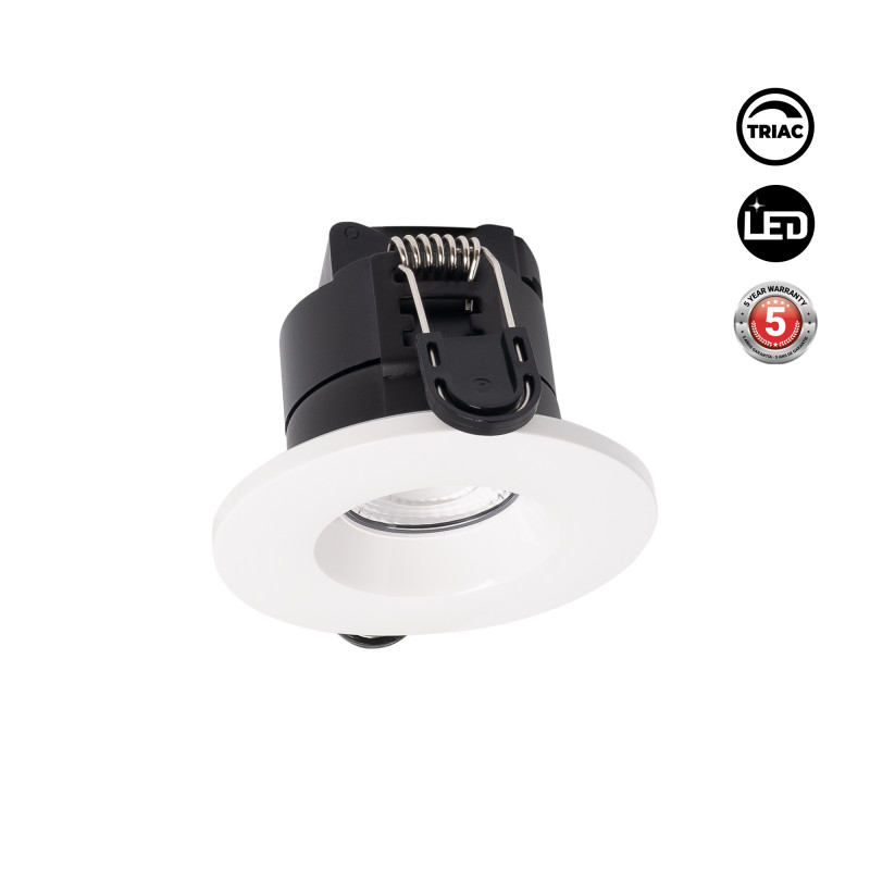Downlight LED CCT 6W - TRIAC regulável - Ø68mm - IP65 - Branco Downlight LED CCT 6W - TRIAC regulável - Ø68mm - IP65 - Branco