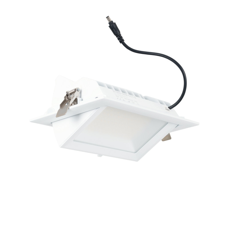 Downlight LED retangular orientável - CCT 60W - Branco - 100° Driver LIFUD Downlight LED retangular orientável - CCT 60W - Branco - 100° Driver LIFUD