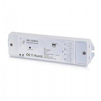 Controlador RGBW PWM 12-36V-DC (4 canais, 5A/canal) recetor RF Controlador RGBW PWM 12-36V-DC (4 canais, 5A/canal) recetor RF