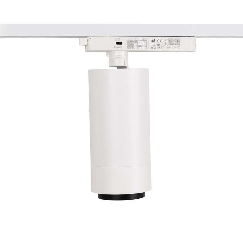 Projetor de calha monofásica LED CCT - 35W - ZOOM 20º- 60º - CRI 90 Projetor de calha monofásica LED CCT - 35W - ZOOM 20º- 60º - CRI 90