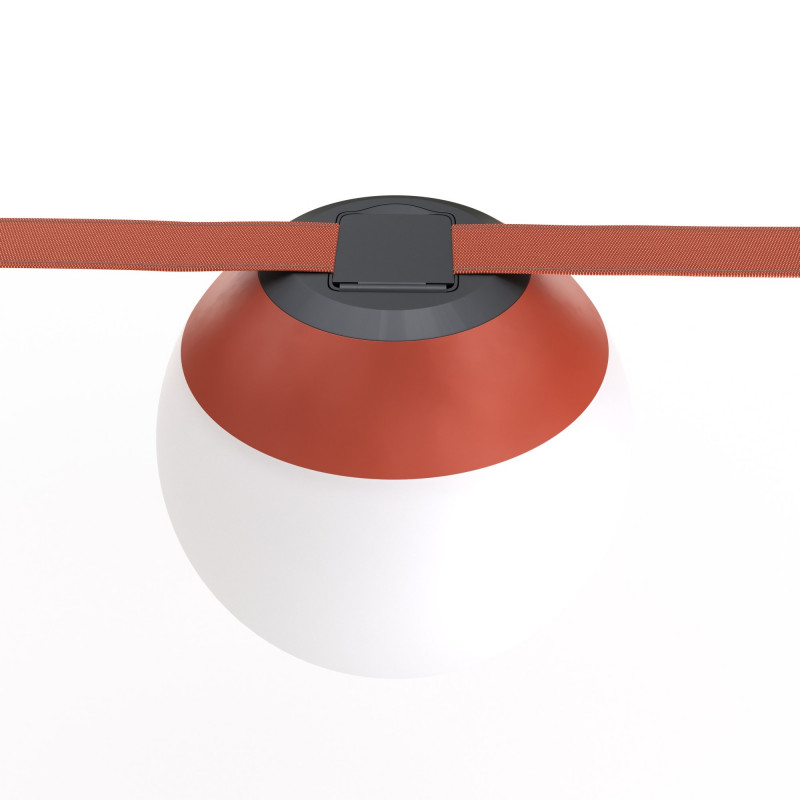 Candeeiro globo opalino para sistema "Axia" - 12W - 48V - Luz quente