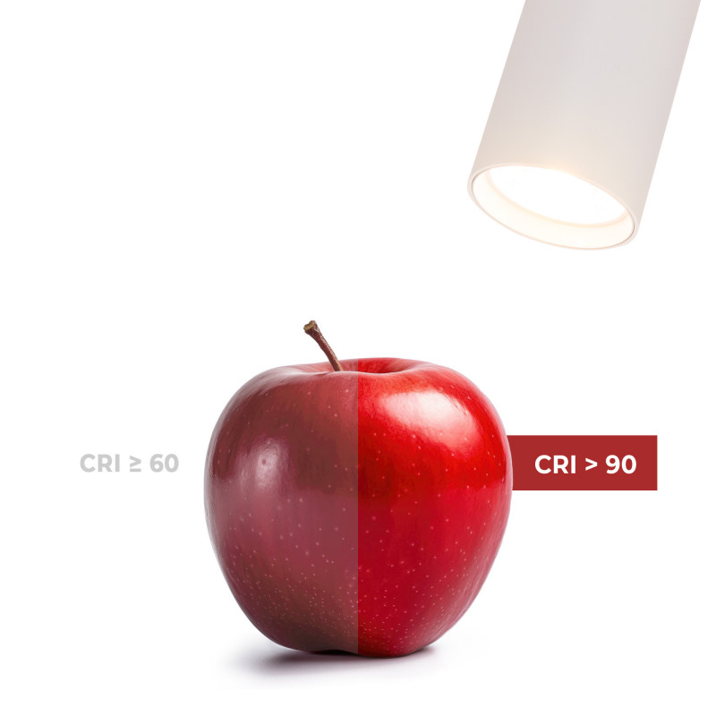 Projetor LED trifásico de 36W para montagem em calha - CCT - TRIAC regulável - CRI90 - 3300 lm Projetor LED trifásico de 36W para montagem em calha - CCT - TRIAC regulável - CRI90 - 3300 lm