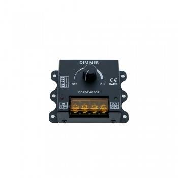 Dimmer PWM manual de frequência e curva de regulação ajustáveis 12/24V 30A Dimmer PWM manual de frequência e curva de regulação ajustáveis 12/24V 30A