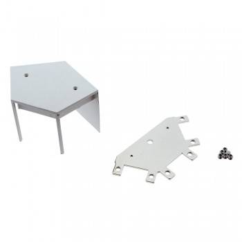 Conector de vértice 60° para linear de suspensão LED Ref. B9010/B9020/B9030 Conector de vértice 60° para linear de suspensão LED Ref. B9010/B9020/B9030