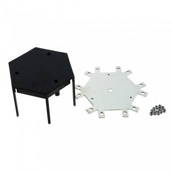 Conector central 60° para linear de suspensão LED Ref. B9010/B9020/B9030 Conector central 60° para linear de suspensão LED Ref. B9010/B9020/B9030