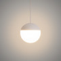 Candeeiro suspenso LED esférico "ASTRO" - 9W - Luz quente