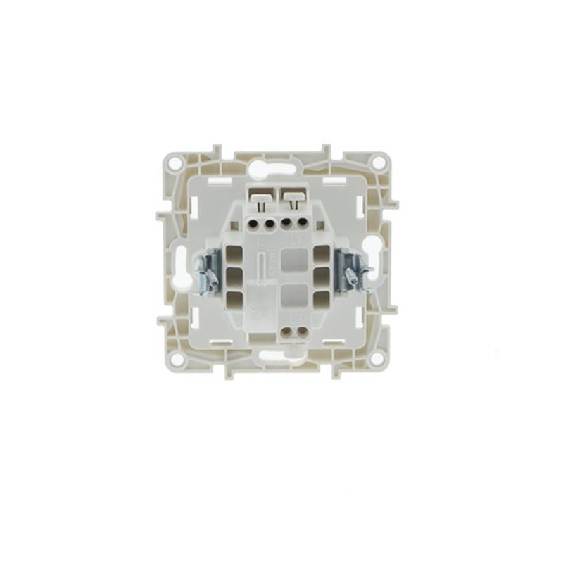 Mecanismo tecla pulsador encastrável para campainha