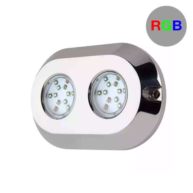 Luz LED RGB submersível para barcos