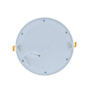 Placa downlight LED encastrável circular 18W IP20 - 5 anos de garantia