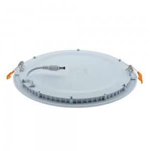 Placa downlight LED encastrável circular 18W IP20 - 5 anos de garantia