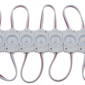 Sequência de 20 módulos LED para sinalização SMD2835 0.6W 12V 170° IP65