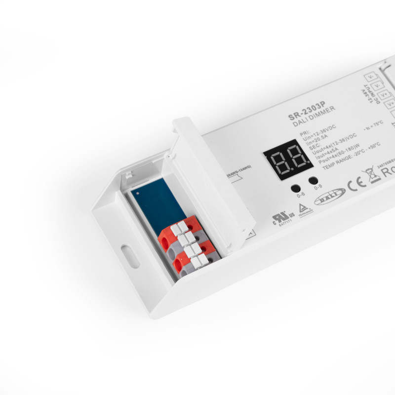 Dimmer DALI2 - MONO/RGB/RGBW - 12-36V - 4 CH x 5A