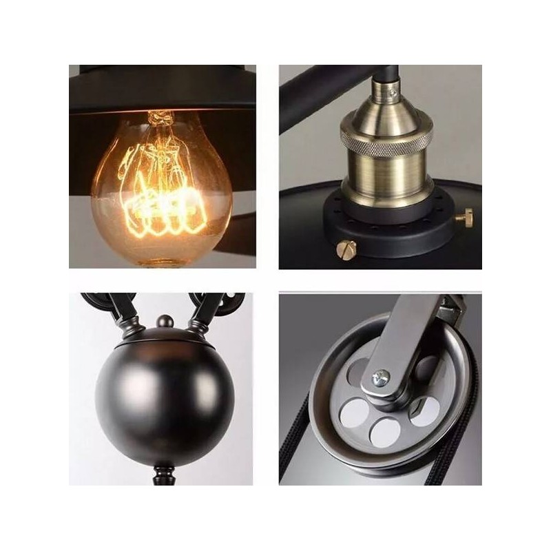 Candeeiro suspenso de roldanas “CLOCK WORK" Candeeiro suspenso de roldanas “CLOCK WORK"