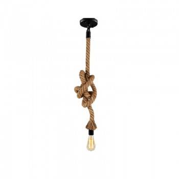 Candeeiro suspenso de corda "ROPE LAMP" - E27 Candeeiro suspenso de corda "ROPE LAMP" - E27