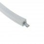 Perfil de silicone flexível de 16x16mm para Fita de LED a néon (5m) Perfil de silicone flexível de 16x16mm para Fita de LED a néon (5m)
