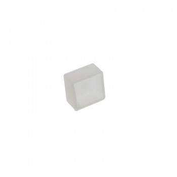 Tampa para perfil de silicone flexível de 16x16mm Tampa para perfil de silicone flexível de 16x16mm
