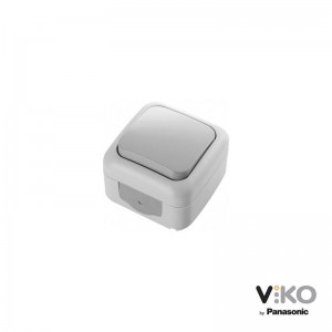 Interruptor 10A 250V IP54 Cinza para exterior VIKO by Panasonic