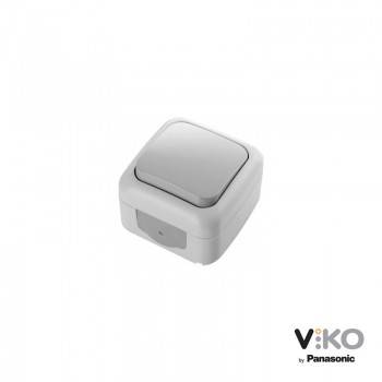 Interruptor 10A 250V IP54 Cinza para exterior VIKO by Panasonic Interruptor 10A 250V IP54 Cinza para exterior VIKO by Panasonic