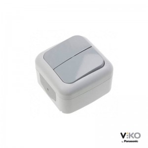 Interruptor de duas vias estanque 10A 250V IP54 VIKO by Panasonic