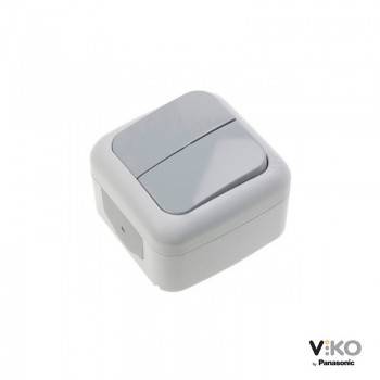 Interruptor de duas vias estanque 10A 250V IP54 VIKO by Panasonic Interruptor de duas vias estanque 10A 250V IP54 VIKO by Panasonic
