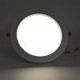Placa downlight LED encastrável circular 38W Placa downlight LED encastrável circular 38W