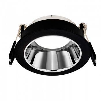 Aro downlight circular encastrável fixo antideslumbrante UGR 16 para GU10 / GU5.3 Aro downlight circular encastrável fixo antideslumbrante UGR 16 para GU10 / GU5.3