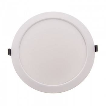 Placa downlight LED encastrável circular CCT 40W com seletor de temperatura de cor IP54 Placa downlight LED encastrável circular CCT 40W com seletor de temperatura de cor IP54