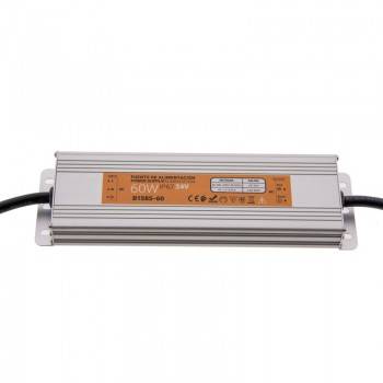 Fonte de alimentação estanque compacta 24V 60W IP67 Fonte de alimentação estanque compacta 24V 60W IP67