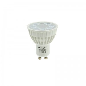 Lâmpada GU10 LED RGBW+CTT 4W Controlo por RF