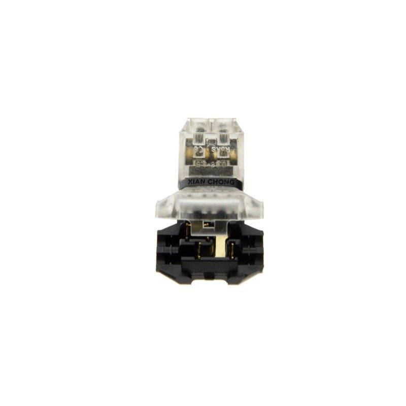 Conector em T rápido para 2 cabos em paralelo - máx. 36V - 9A Conector em T rápido para 2 cabos em paralelo - máx. 36V - 9A