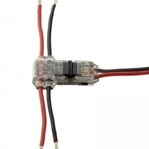 Conector em T rápido para 2 cabos em paralelo - máx. 36V - 9A