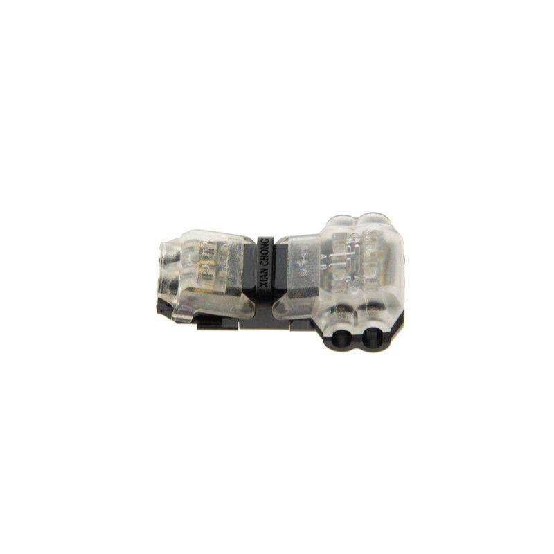 Conector em T rápido para 2 cabos em paralelo - máx. 36V - 9A Conector em T rápido para 2 cabos em paralelo - máx. 36V - 9A