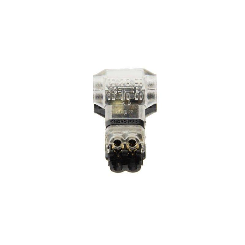 Conector em T rápido para 2 cabos em paralelo - máx. 36V - 9A Conector em T rápido para 2 cabos em paralelo - máx. 36V - 9A