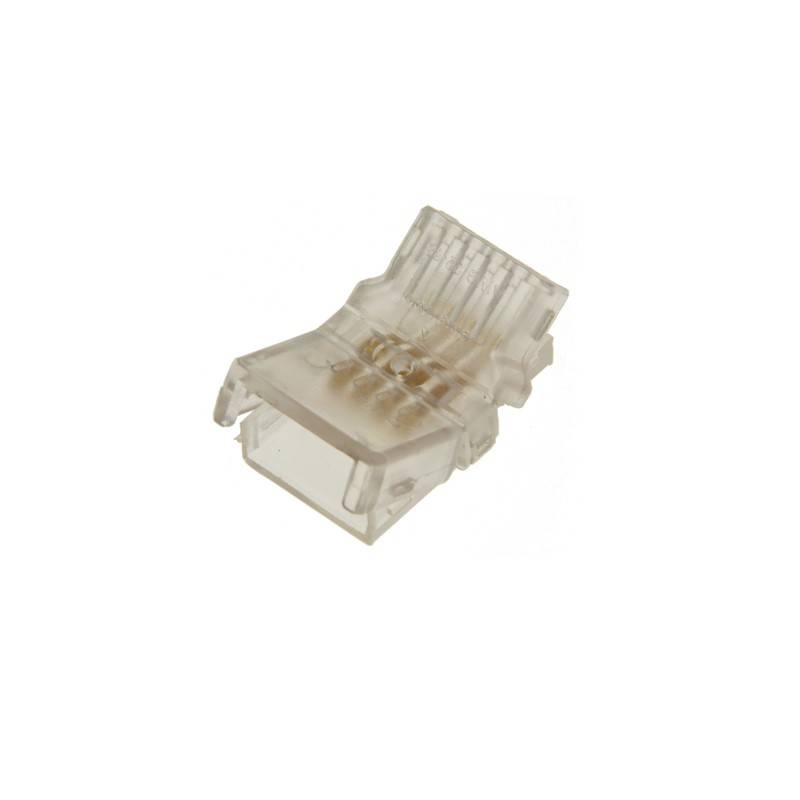 Conector rápido estanque 4 pinos RGB - Fita para cabo PCB 10mm IP66 - máx. 24V