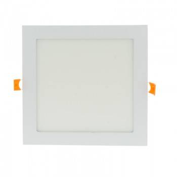 Placa downlight LED encastrável quadrada 18W - 5 anos de garantia Placa downlight LED encastrável quadrada 18W - 5 anos de garantia