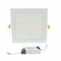 Placa downlight LED encastrável quadrada 18W - 5 anos de garantia Placa downlight LED encastrável quadrada 18W - 5 anos de garantia