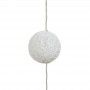 Grinalda luminosa LED de bolas de algodão com 3 metros Grinalda luminosa LED de bolas de algodão com 3 metros