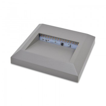 Baliza LED quadrada para superfície exterior "SILVER" 2W IP65 Baliza LED quadrada para superfície exterior "SILVER" 2W IP65