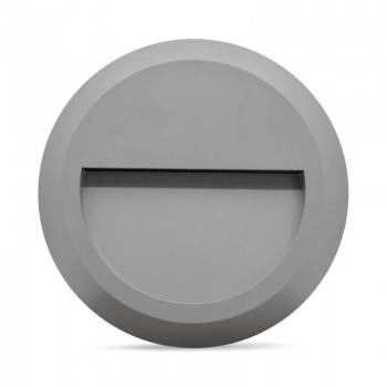 Baliza circular LED de superficie exterior "SILVER" 2W IP65 Baliza circular LED de superficie exterior "SILVER" 2W IP65