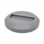 Baliza circular LED de superficie exterior "SILVER" 2W IP65 Baliza circular LED de superficie exterior "SILVER" 2W IP65